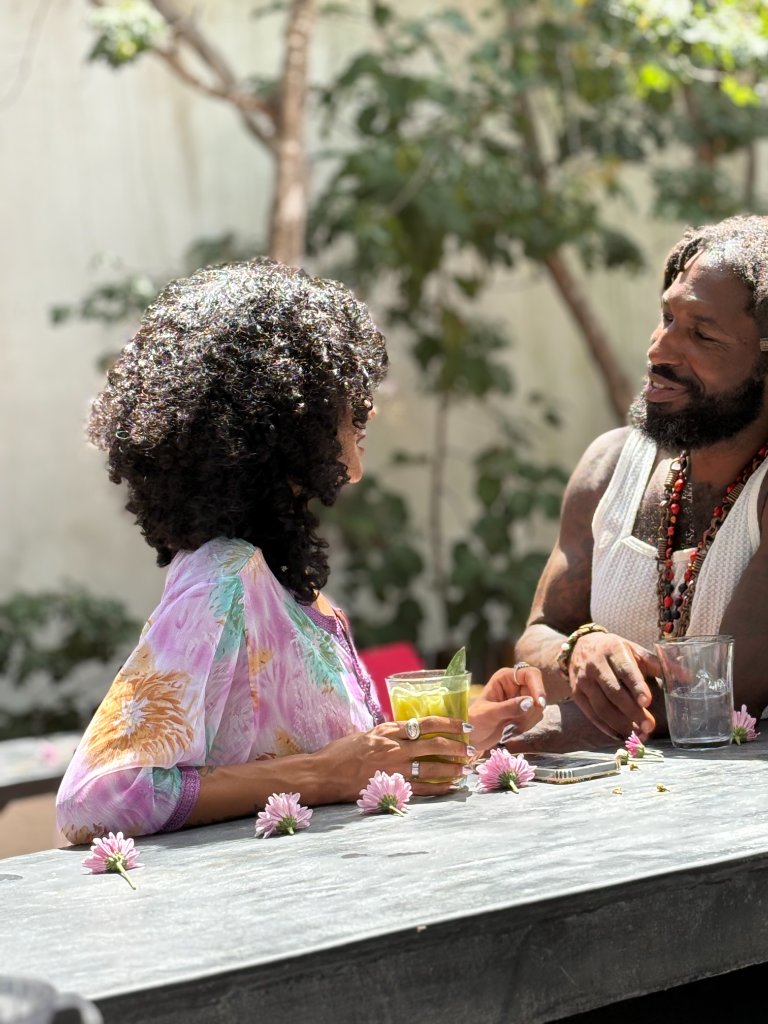 Couple at Quantika table